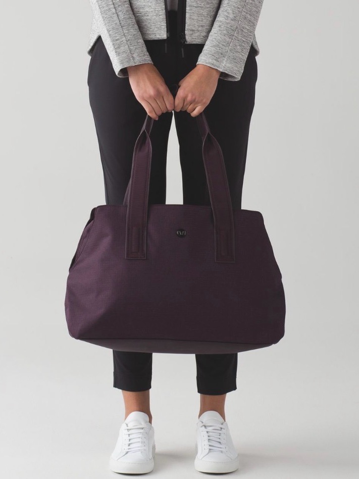 Lululemon Go Getter Bag *Heatproof Pocket 26l Heathered Black Cherry